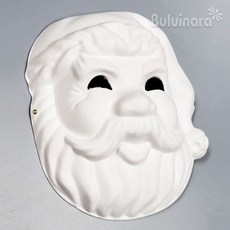 산타할아버지 가면 (무지) 종이가면, 1개, 무지