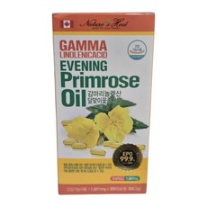 네이처스힐 캐나다직수입 감마리놀렌산 달맞이꽃종자유 (1001mg * 300캡슐) 'Evening Primrose Oil', 300회분, 2개