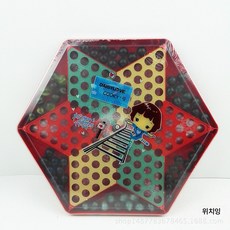 헥사곤 글라스 뜀틀구슬치기 보드게임, 15, 5PCS, 1개