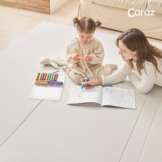 카라즈 슈퍼맥스 250 논슬립 폴더매트 250x200x4cm, 슈퍼맥스250_논슬립 연그레이