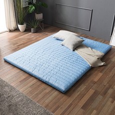 삼익가구 [삼익가구]드림온 순면100% 접이식 볼라텍폼스 매트리스(슈퍼싱글), 블루, 7cm