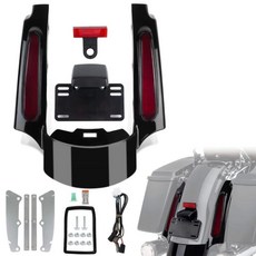 오토바이 리어 머드 가드 페시아, 3. Red, 기본