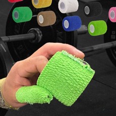 글샵 스포츠 접착 훅그립 손가락붕대, 그린