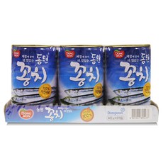 동원 꽁치 통조림, 400g, 6개