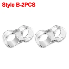 8/1pcs 투명 도어 중지 PVC 핸들 범퍼 Anti-Collision 벽 가구 보호 패드 홈 부엌 침실, 06 B-2Pcs