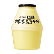 빙그레 단지우유 바나나맛 무가당, 48개, 240ml