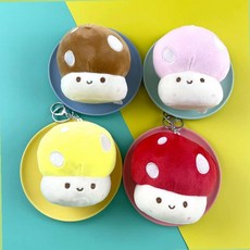 어린이집 선물 고급 인형 왕버섯 키홀더 키링 열쇠 고리 패션 유치원 어린이 날 기념일, 왕버섯인형 키홀더-레드, 왕버섯인형 키홀더-레드