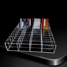 아크릴 투명 명함꽂이 호텔 홀더 보관 객실 프론트 모텔 수거함 상자 카드키, 1. 소20 (13.3x13x5cm)