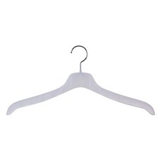 남성 어깨뿔방지 자켓 셔츠용 라운드 옷걸이, 30개, 반투명