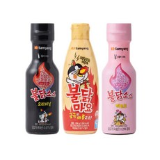 삼양 불닭소스 3종 (불닭+까르보+불닭마요), 1세트