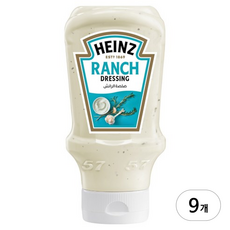 하인즈 랜치 드레싱, 418.5g, 9개
