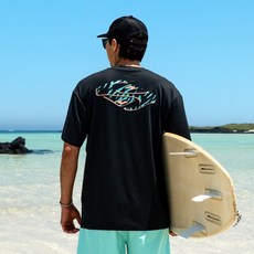 퀵실버 QUIKSILVER 남성 반팔 래쉬가드 MT1077XQS