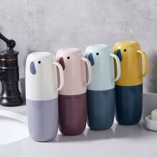 휴대용칫솔케이스 통 여행용 캠프 양치컵, 1개