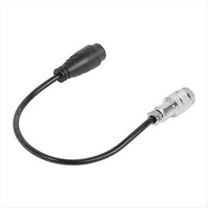 Dualtron 전기 스쿠터용 충전기 소켓 어댑터는 기존 GX16 3핀을 MINIMOTORS 전송 케이블용 새 플러그로 전환합니다., 검은색