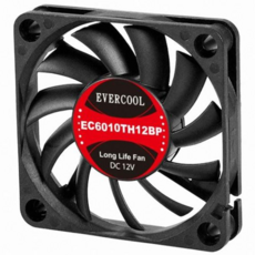 PC케이스쿨러 (에버쿨) PWM 4핀 EC6010TH12BP (60mm/10T/2B)/팬쿨러 79000EA 1EA
