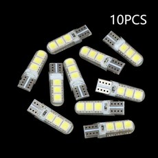 폭 트렁크 번호판 고온 실리콘 자동차 전구, 1. 10PCS White, 1개