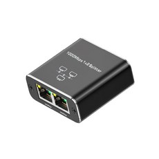 ANENG 1000Mbps Gigabit 1x2 網路分配器 支援Type-C供電 無延遲, 1個, RJ45 1進2出分配器