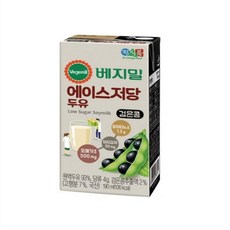 에이스 저당 두유, 190ml, 144개