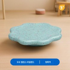 완구 점프 스톤 밸런스 감각 훈련 유치원 가정 실내 교량 교육 장난감 발달 유아, 밸런스보드(청록색) 75kg하중 가능