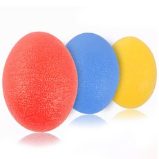 위시월드 실리콘 악력기 말랑공 악력볼, 옐로우+블루+레드, 3개