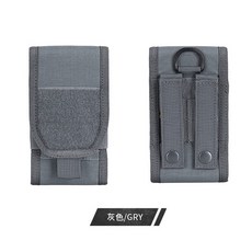 Spanker多功能手機袋B-5.8吋 美國CORDURA耐磨布 防潑水手機腰包/裝備包 適用於iPhone, 深灰, 2個