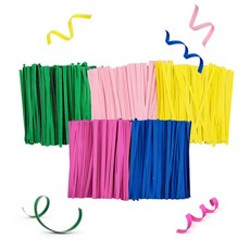 kimspp 칼라 종이빵끈(10cm) 약1000개 봉지 포장끈, 1개, 핫핑크