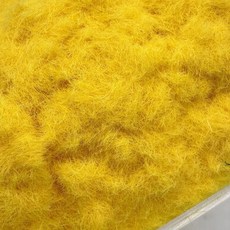 잔디 분말 모델 나일론 가짜 벨벳 초원 만들기 재료 풍경 기차 철도 레이아웃, 1개, 4. 3mmgold yellow