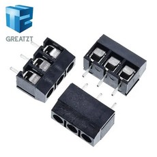 KF301 3 P 5 0mm 블록 핀 스플라이스 커넥터 블랙 레드 및 블루 10, Bla