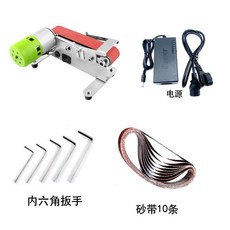 限時特惠小型臥式迷你電動砂帶機diy拋光機磨刀機磨刀器開刃機台式打磨機kwoyu, 1個