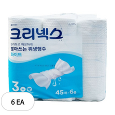 스카트 빨아쓰는 천연펄프 행주타월, 45매, 6개