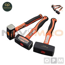 [오품산업안전] 화이버 돌망치 590065 1EA 1500g 두경x전장mm 26x360