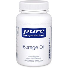 Pure Encapsulations 琉璃苣油軟膠囊, 1個, 60 件