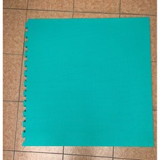 臺灣製造 加厚十字紋 跆拳道專用地墊, 綠色,102*102*2.5cm