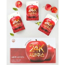 바이오인네이쳐 윤선애선인장 씨를 뺀 24K 사과 100% 주스 60포 효도, 2박스, 110ml