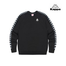 카파 (공용)222반다 컬렉션 긴팔 맨투맨_KKRL161MD_BLK
