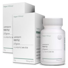 건강상회 국내산 고함량 L 아르기닌 영양제, 60정, 2개, 60정