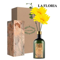 라플로리아 꽃 디퓨저, 1개, 500ml, S4.신혼부부꽃향/B8.거베라-L12/옐로우