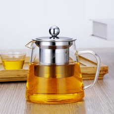 혜명상사 내열유리 차포트 550ml 차마실 차주전자 로하티차마실 가정용 티주전자