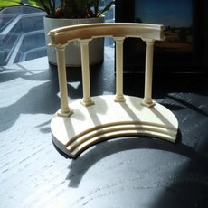 臺灣爆款 打印 玩具 擺件 3d打印 爆款 模型 3D打印炫酷新款羅馬柱地臺桌麵擺件玩具可做手辦展示架展示臺擺臺, 1個, 更多顏色請聯繫客服