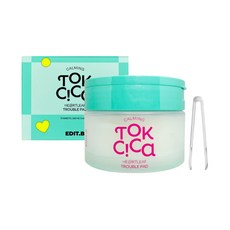 魚腥草 保濕舒緩 臉部清潔化妝棉, 1個, EDIT.B舒緩爽膚綿70ea(0122