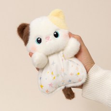 귀여운 애착인형 봉제인형 말랑 스퀴시 양 허스키 인형 선물용 장식, 1개, 삼색 고양이, 16cm 1개, 삼색 고양이, 16cm