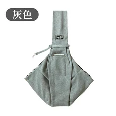 寵物外出包 透氣舒適大空間 輕巧方便攜帶, 灰色, 1個
