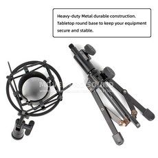 Shure SM4 키트 마이크와 호환되는 부품 데스크 충격 방지 브래킷 스탠드 절연 쇼크 마운트 테이블 홀더