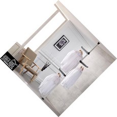 코스트킹 KT 1단 폴 옷걸이 고급형 38mm 의류걸이