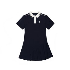 테니스 원피스 플리츠 스커트 카라 반팔 여자 골프 캐주얼 스포츠 여름 드레스