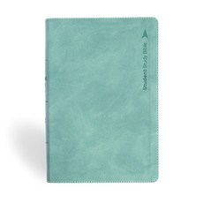 (英文圖書)CSB Student Study Bible Earthen Teal Suedesoft Leathertouch Imitation Leather, Holman Bible Publishers, 英文, 仿皮