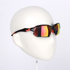 수영 고글 오렌지 야외용 물놀이용 스포츠 안경 자외선차단 선글라스 수상레저, 1개