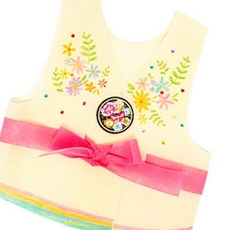 민화샵 부직포 한복만들기 분홍한복 - 개 1개입