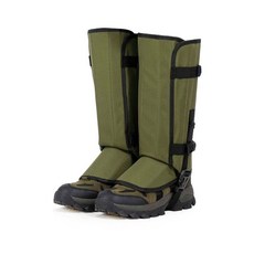 다리 보호대 작업용 야외 뱀 모기 모래 눈 스패츠 스패치, 3. 밀리터리 브라운 / One size