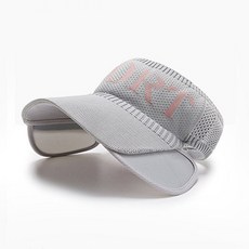 사이드 챙 조절 여성썬캡 (그레이)jsj2+8FDd